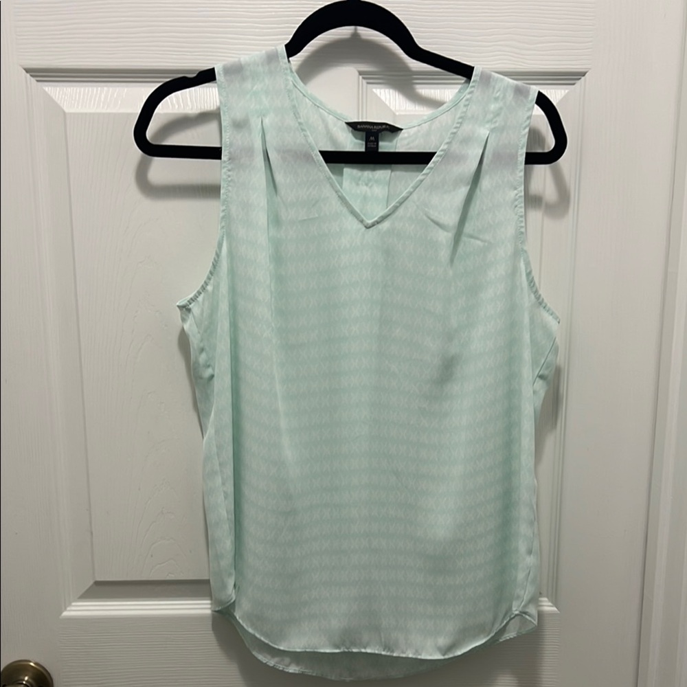 Banana Republic Light Green Tank Top